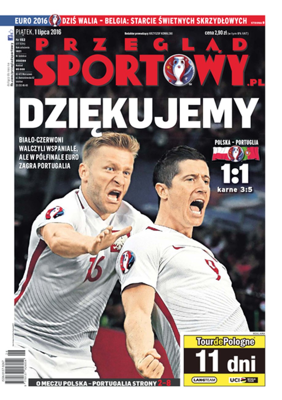 Okładka "Przeglądu Sportowego"