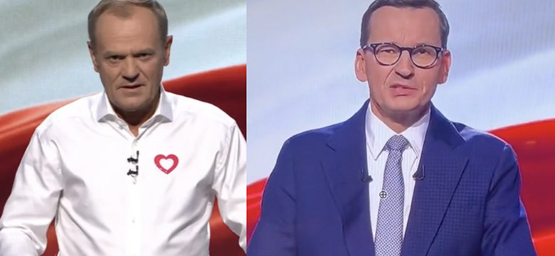 Debata wyborcza w TVP. Ekspert: Donald Tusk poniósł klęskę. Mateusz Morawiecki też