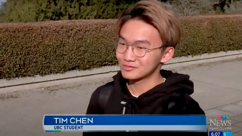 Tim Chen rozmawiał o swojej sytuacji z kanadyjskim nadawcą "CTV News"