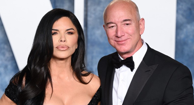 Jeff Bezos and Lauren SanchezKarwai Tang/Getty Images