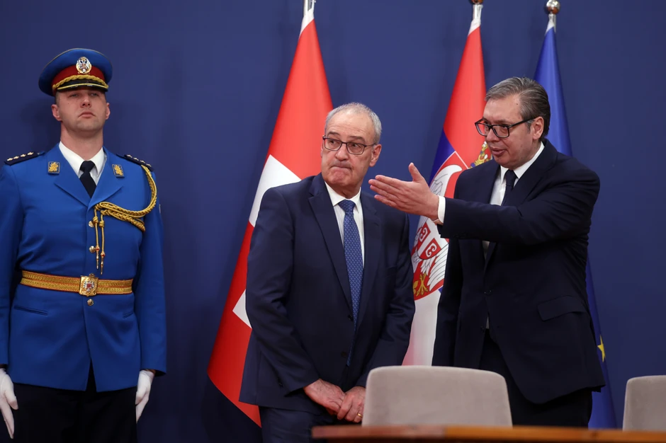 Poseta predsednika Švajcarske Konfederacije Gi Parmelana 