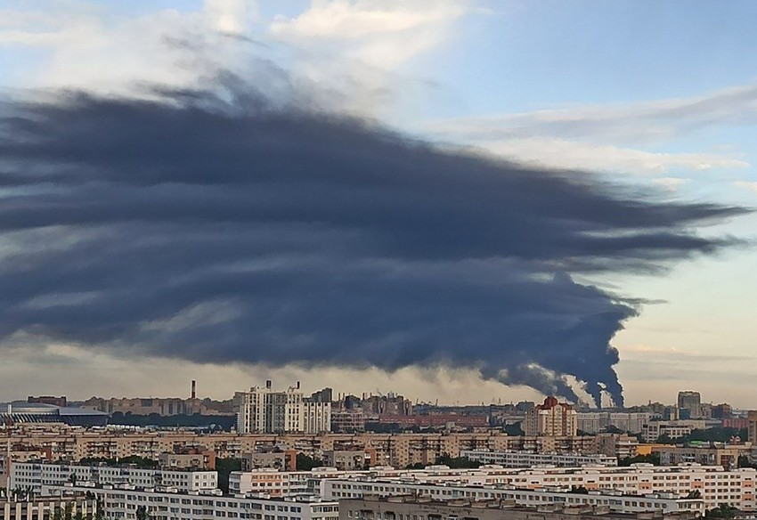 Ukrajinski napad na Sankt Peterburg 3. juna