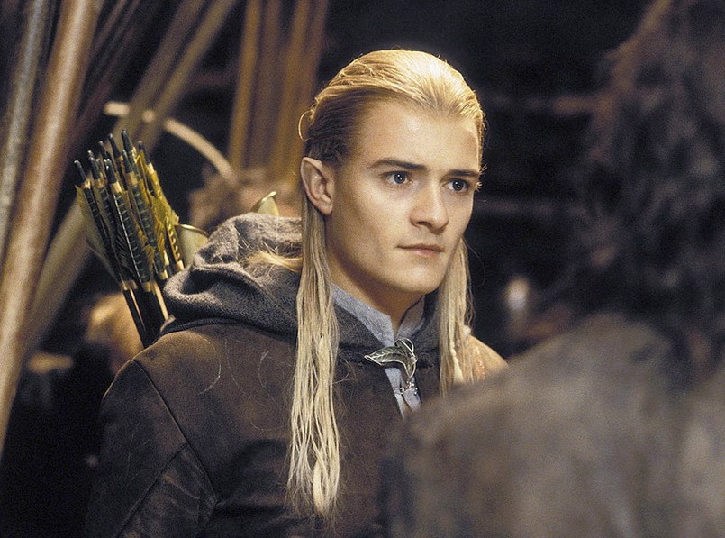 Orlando Bloom w filmie "Władca Pierścieni - Dwie wieże"