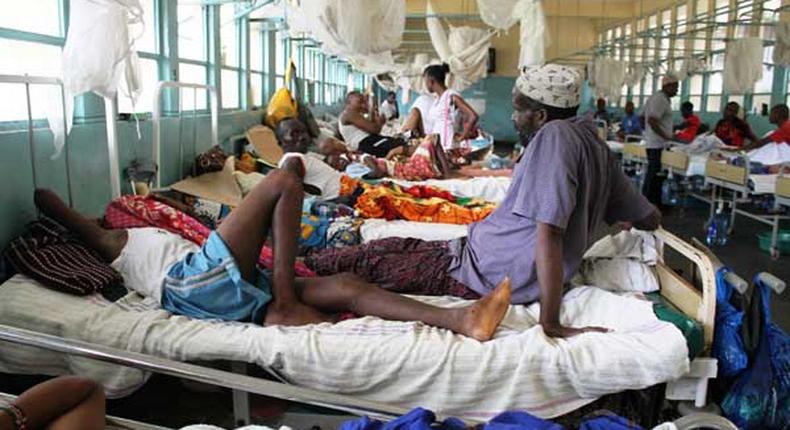 File Photo: Patients in hospital. 6 hospitalized over unknown disease (Nation)
