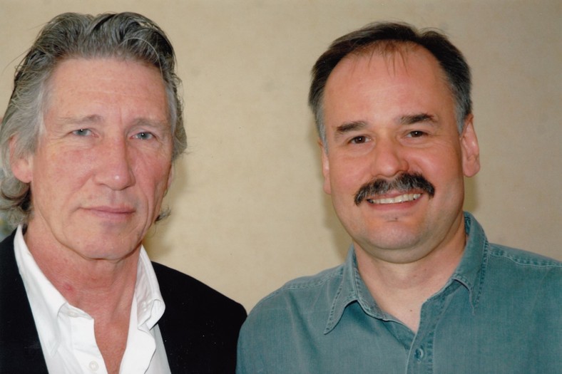 Wiesław Weiss i Roger Waters (fot. archiwum prywatne Wiesława Weissa)