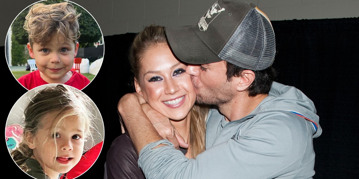 Enrique Iglesias I Anna Kournikova Z Dziećmi Bliźnięta Skończyły Cztery Lata 