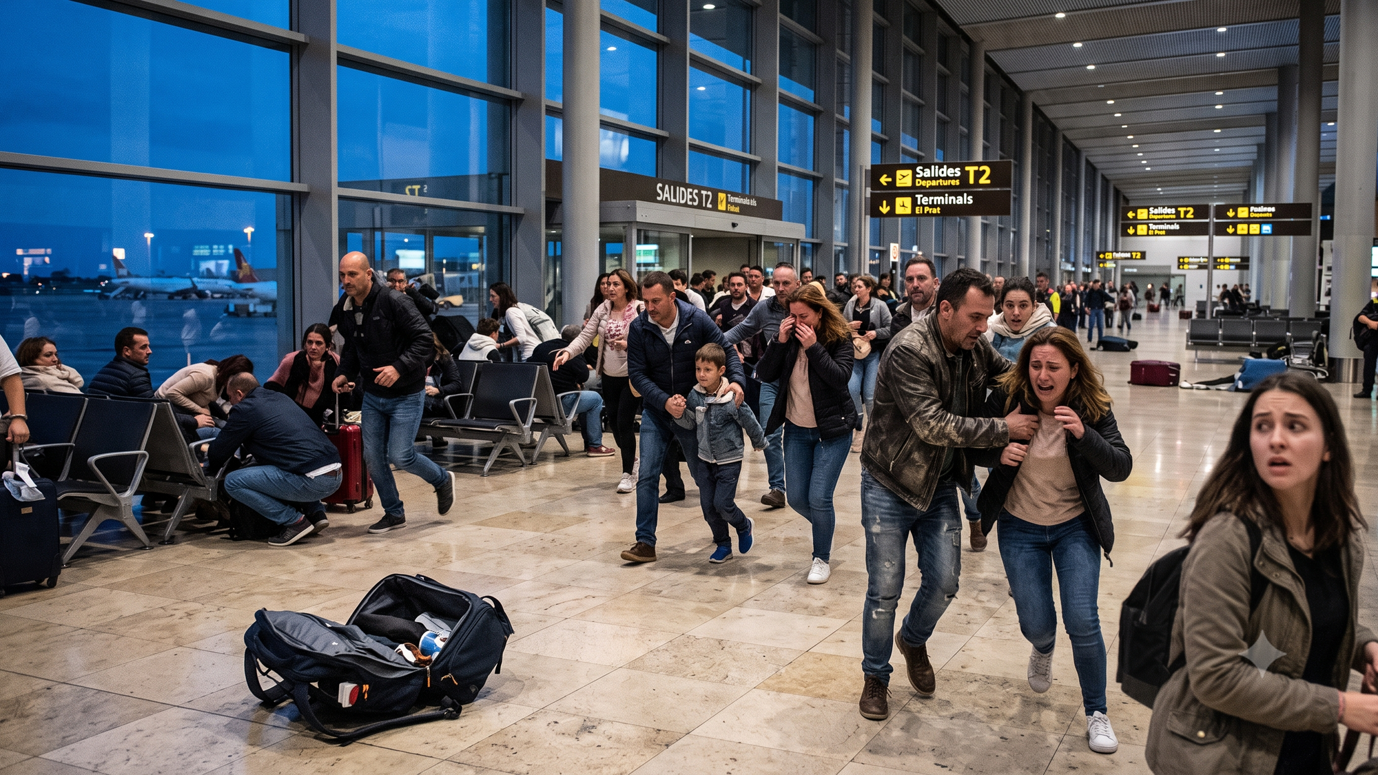 Na letisku El Prat v Barcelone sa odohrali dramatické chvíle. (ilustračné foto)