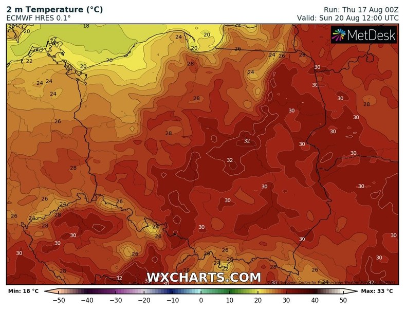 Do końca tygodnia upał nie da Polsce wytchnienia