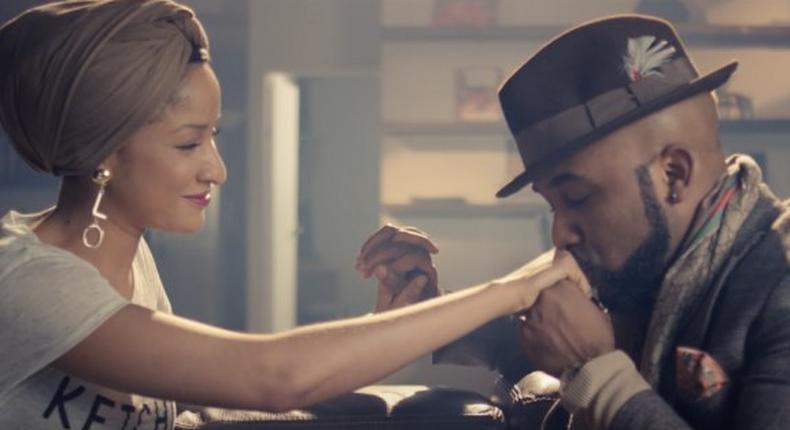 Banky W and Adesua Etomi in 'Made for you'