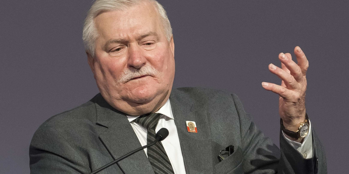 Prezydent Lech Wałęsa.