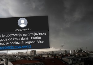 nevreme i SMS upozorenje