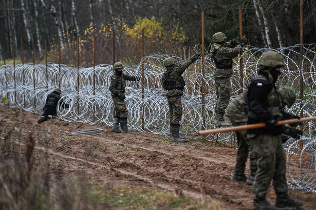 Budowa zapory na granicy polsko-rosyjskiej