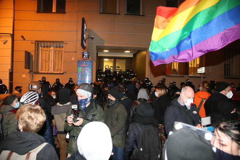 Protest Strajku Kobiet w Warszawie