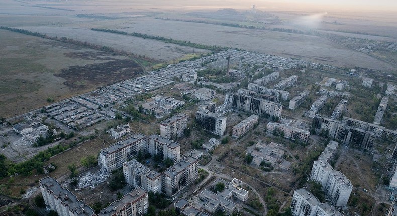 Vuhledar has been under Russian attack since the very first day of the war in Ukraine.Gaelle Girbes/Getty Images