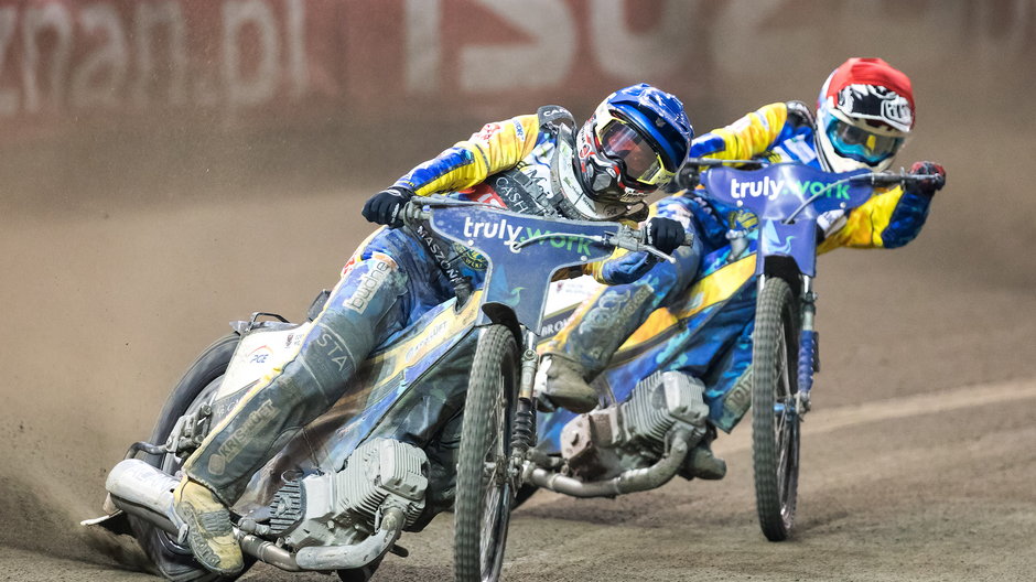 2020.10.09 Gorzow Zuzel PGE Ekstraliga 2020Moje Bermudy Stal Gorzow - Fogo Unia Leszno N/z Szymon Wozniak (n), Jack Holder (c) Foto Marcin Karczewski / PressFocus 2020.10.09 Speedway PGE Ekstraliga 2020Moje Bermudy Stal Gorzow - Fogo Unia Leszno N/z Szymon Wozniak (n), Jack Holder (c) Foto Marcin Karczewski / PressFocus