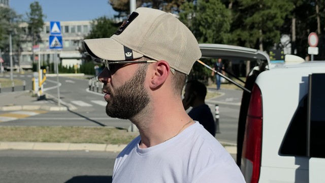 Marko Gačić sa aerodroma