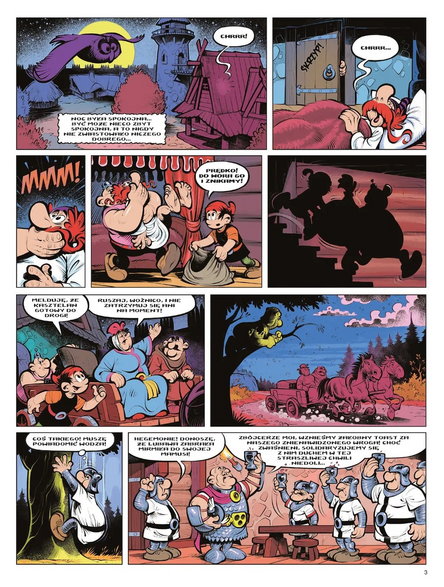 Fragment komiksu "Kajko Kokosz Powrot-Milusia"
