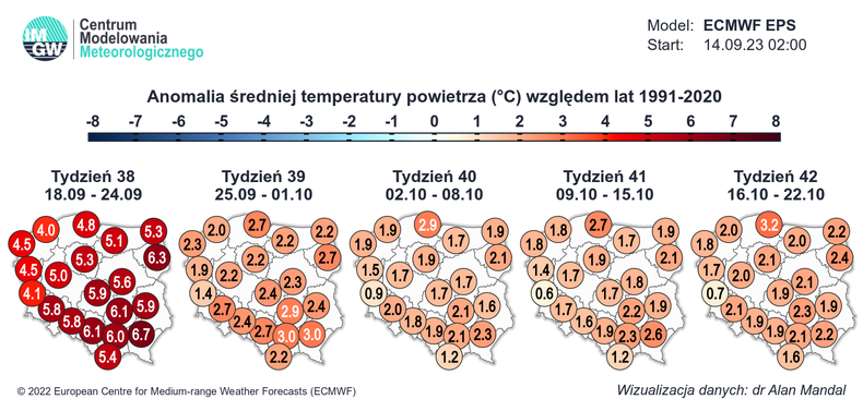 Bardzo wysokie temperatury tak szybko nie odpuszczą