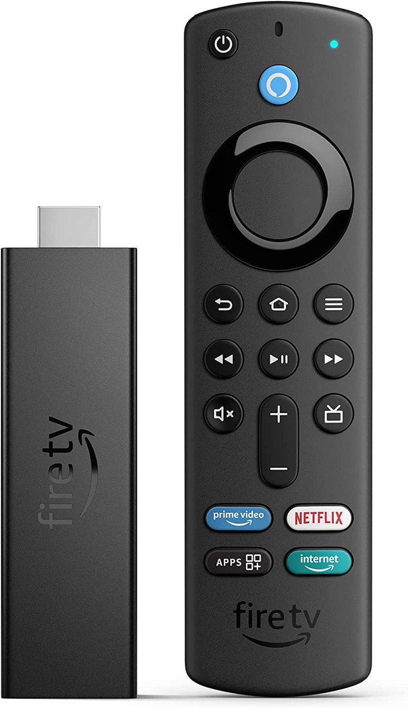 Fire TV Stick 4K Max wersja międzynarodowa, odtwarzacz multimedialny, Wi-Fi 6, Pilot Alexa Voice Remote (pozwala sterować telewizorem)