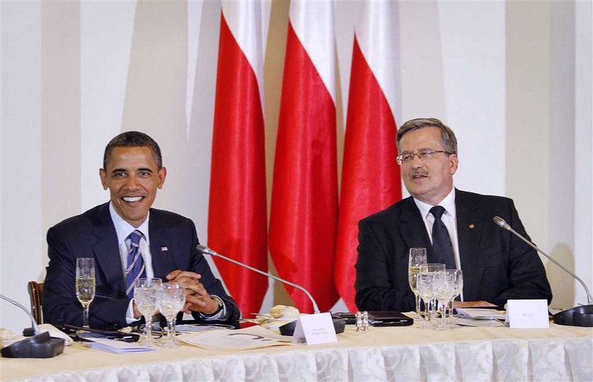 Komorowski podał Obamie na obiad...