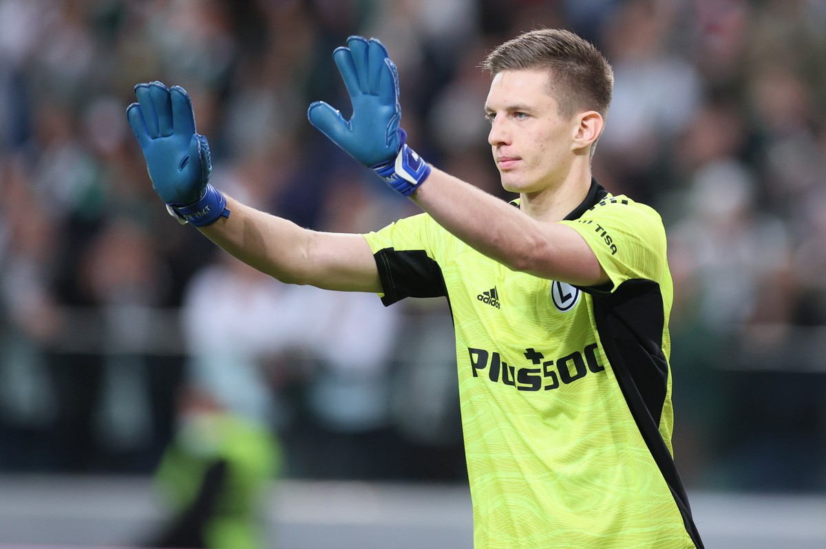 Bramkarz Legii Warszawa Cezary Miszta