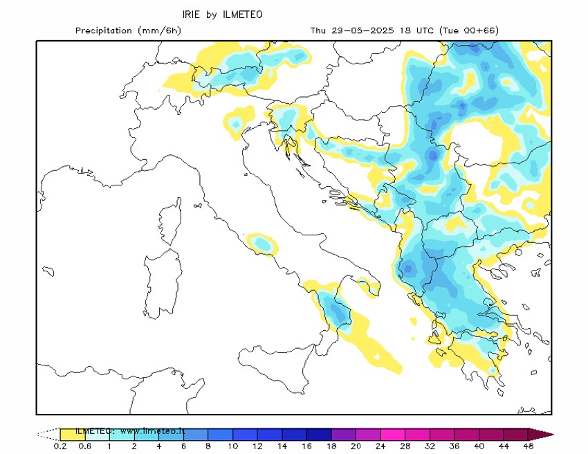 Biće jačih pljuskova, ali Ristić kaže da modeli ne prikazuju veće nepogode