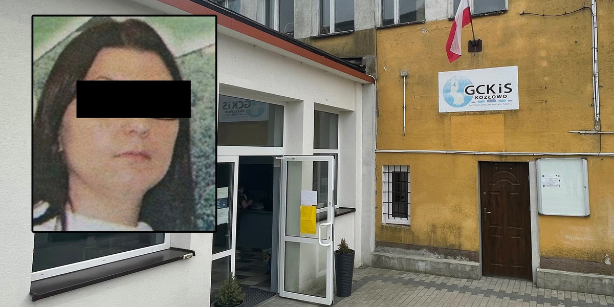 Martyna K., główna księgowa Gminnego Centrum Kultury i Sportu w Kozłowie, ukradła prawie 150 tys. zł