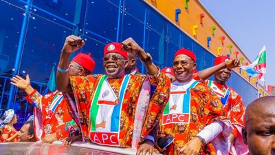 President-elect, Asiwaju Bola Tinubu. [Twitter:DOlusegun]