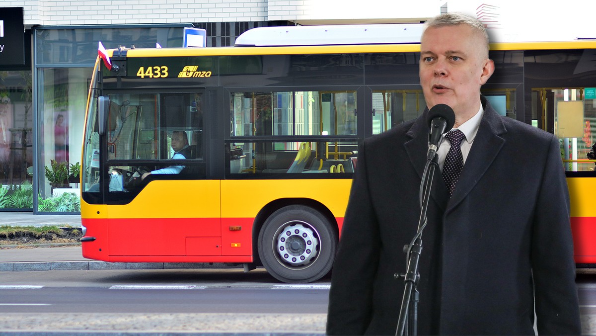 Szef MSWiA Tomasz Siemoniak zaprzecza, że warszawskie autobusy jeżdżą na rosyjski gaz [Źródło: Onet]