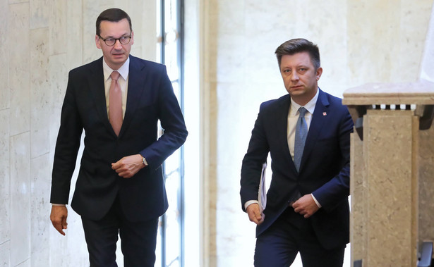 Mateusz Morawiecki i Michał Dworczyk