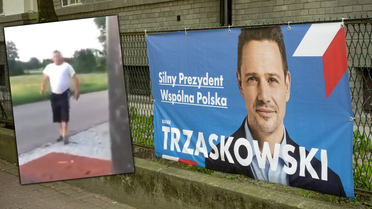 Mazowsze: liczne groźby z powodu plakatu Rafała Trzaskowskiego