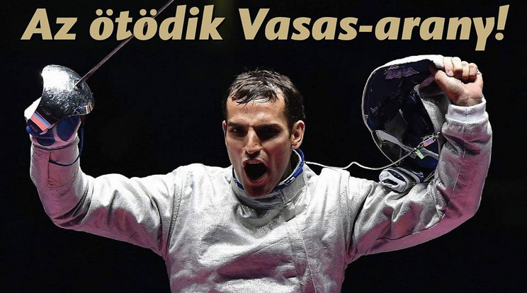 Szilágyi Áron is a Vasas színeiben lett olimpiai bajnok / Fotó: vasassc.hu