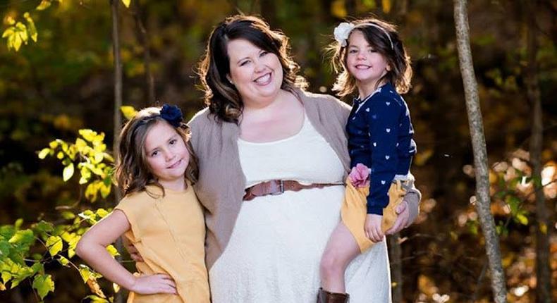 Amy Beth Gardner and her daughters