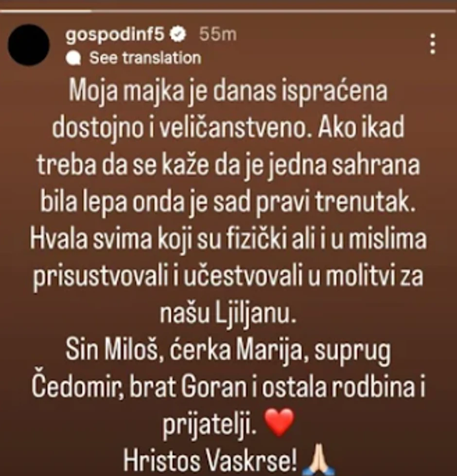 Sin Ljiljane i Čede Markovića