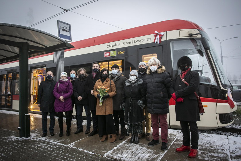 Maciej i Zbigniew Kosycarze  mają w Gdańsku tramwaj swojego imienia.