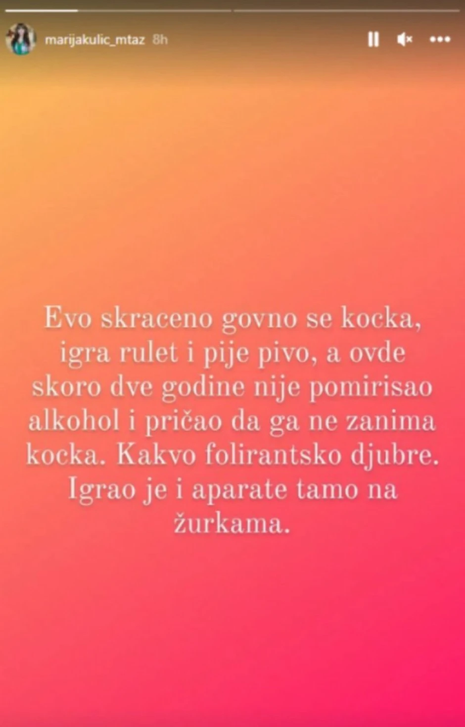 Marija Kulić besna kao ris