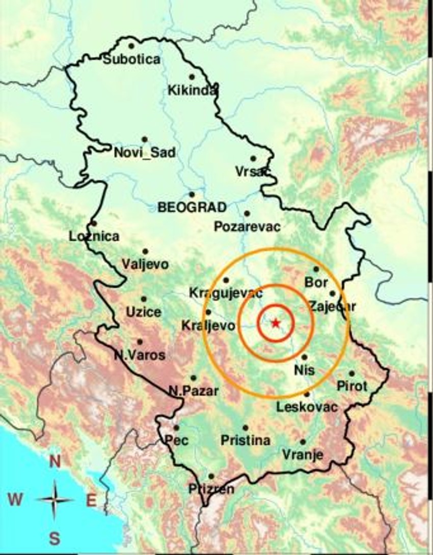 Zemljotres u Kruševcu