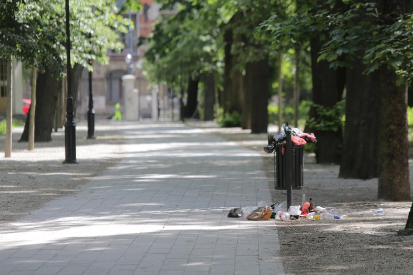 Park Sienkiewicza w Łodzi po remoncie do naprawy