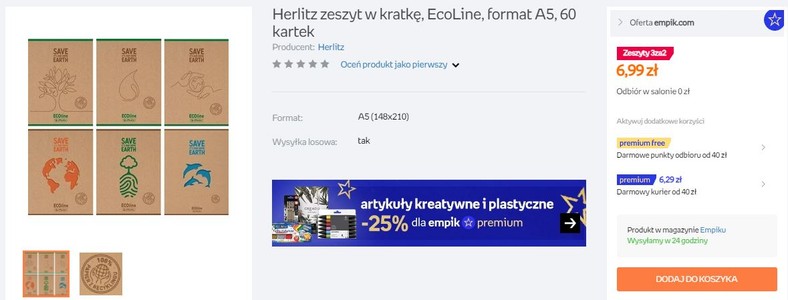 Ekologiczne zeszyty