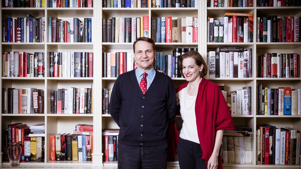 Anne Applebaum i Radoslaw Sikorski