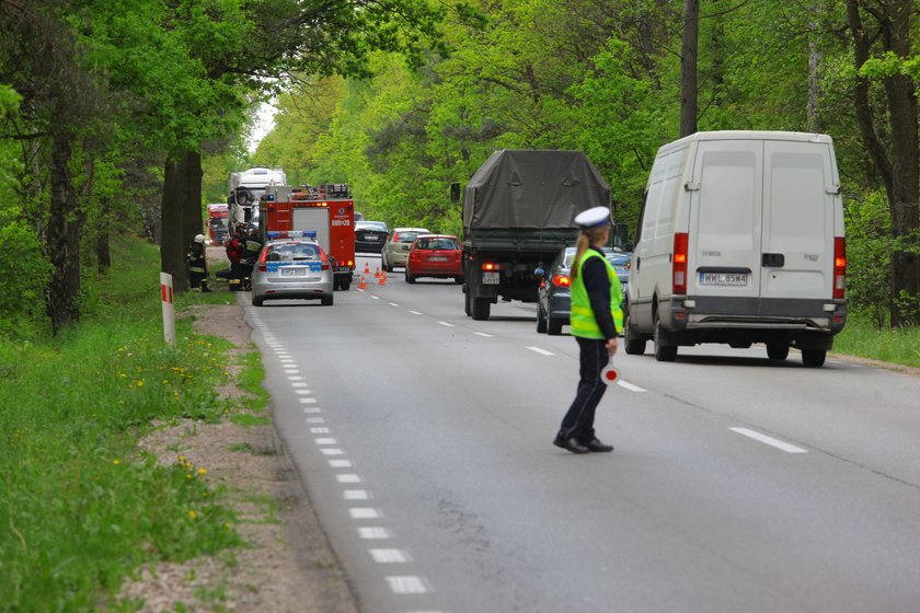 Tragiczny wypadek motocyklisty