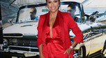 Eva Longoria w seksowej, czerwonej stylizacji