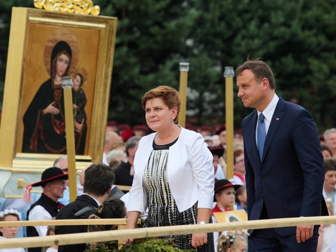 Beata Szydło i Andrzej Duda
