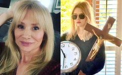 Córka Ewy Gawryluk pozuje z krzyżem. Zdjęcie wywołało burzę w sieci