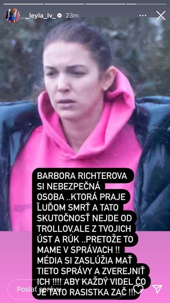 Laura sa zverila na sociálnej sieti.