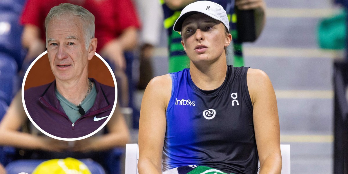 John McEnroe był przekonany, że Iga Świątek poradzi sobie z Jeleną Ostapenko.