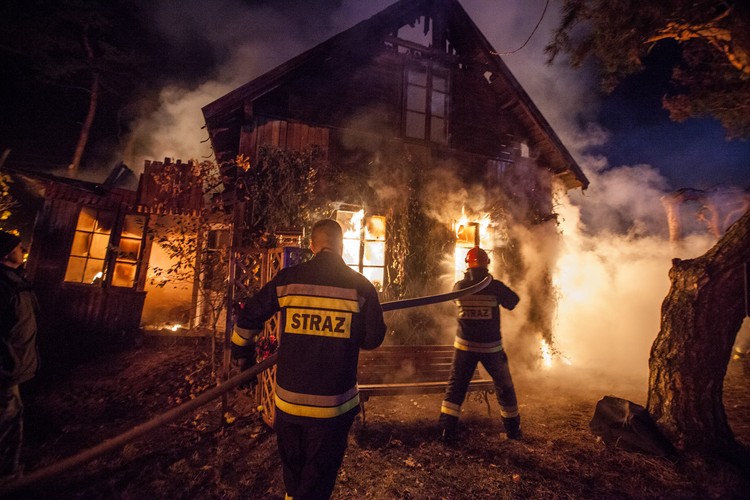 Strażacy / Fot. Grzegorz Gołębiowski/PROFILM