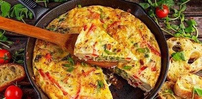 Frittata ziemniaczano-bekonowa