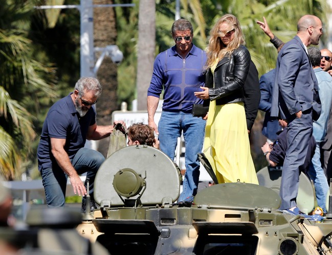 Mel Gibson, Sylvester Stallone i Ronda Rousey