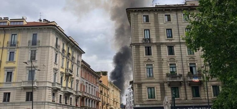 Potężna eksplozja w centrum Mediolanu. Wybuchła furgonetka?